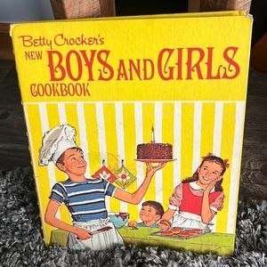 Vintage 60’s Betty Crocker’s Boys and Girls Cookbook.